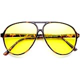 Retro 80's Style Driving Lens XL Large Plastic Aviator Sunglasses