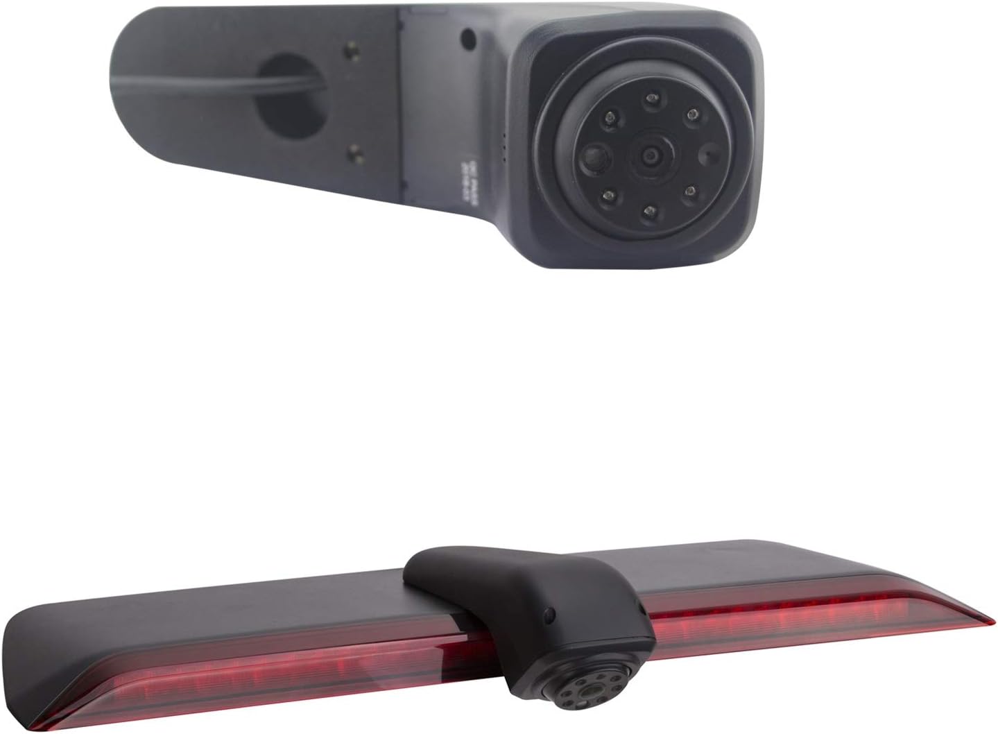 HD 720p Rear Backup Parking Camera With 7.0 Inch LCD Monitor Kits,3rd Brake Light Replacement Camera for Cra-fter Transporter 2017-2018 - Image 3