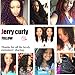 Dinoce Compatible with Longqi Beauty Brazilian Curly Unprocessed Virgin Hair 3 Bundles Remy Human Hair Jerry Curly Weave 300g (22 24 26 Inch, Natural Color)