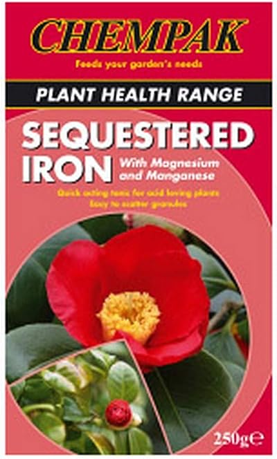 Chempak Sequestered Iron - 250g Soil Additive for Leaf Yellowing