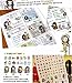6 Sheets Craft Sticker, Marrywindix Tech Decorative Scrapbooking Diary Album Sticker Adhesive #4