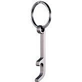 Ultra-Lightweight Titanium Keychain Bottle Opener with Key Ring | Rust-Proof and Durable Mini Beer Opener Tool for Keychain, Camping, Travel, EDC | Xthel XKBO-901
