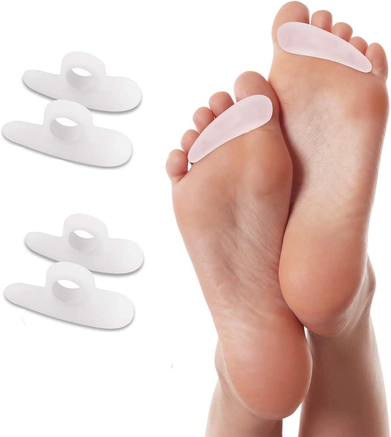 Set of 4 Toe Separators Spreader Set Toe Pad Toe Protector Instant Pain Relief in Toe Area Kit for Treating Hammer Toes - Image 5