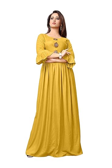long frock for ladies amazon