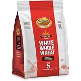 Shibolim White Whole Wheat Flour, 5lb | Triple Sifted Flour | 100% Whole Grain |Certified Kosher