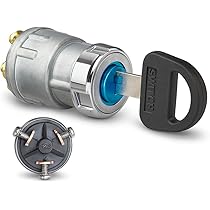 MGI SpeedWare 4-Position Universal Ignition Key Switch 12v, Acc