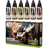 Green Stuff World for Models &amp; Miniatures Chrome Paint Set 10133