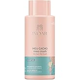 INOAR Meu Cacho Meu Crush Shampoo with Plant-Based Collagen & Vitamin E for Curly Hair Hydration & Definition, 16.9 fl.oz