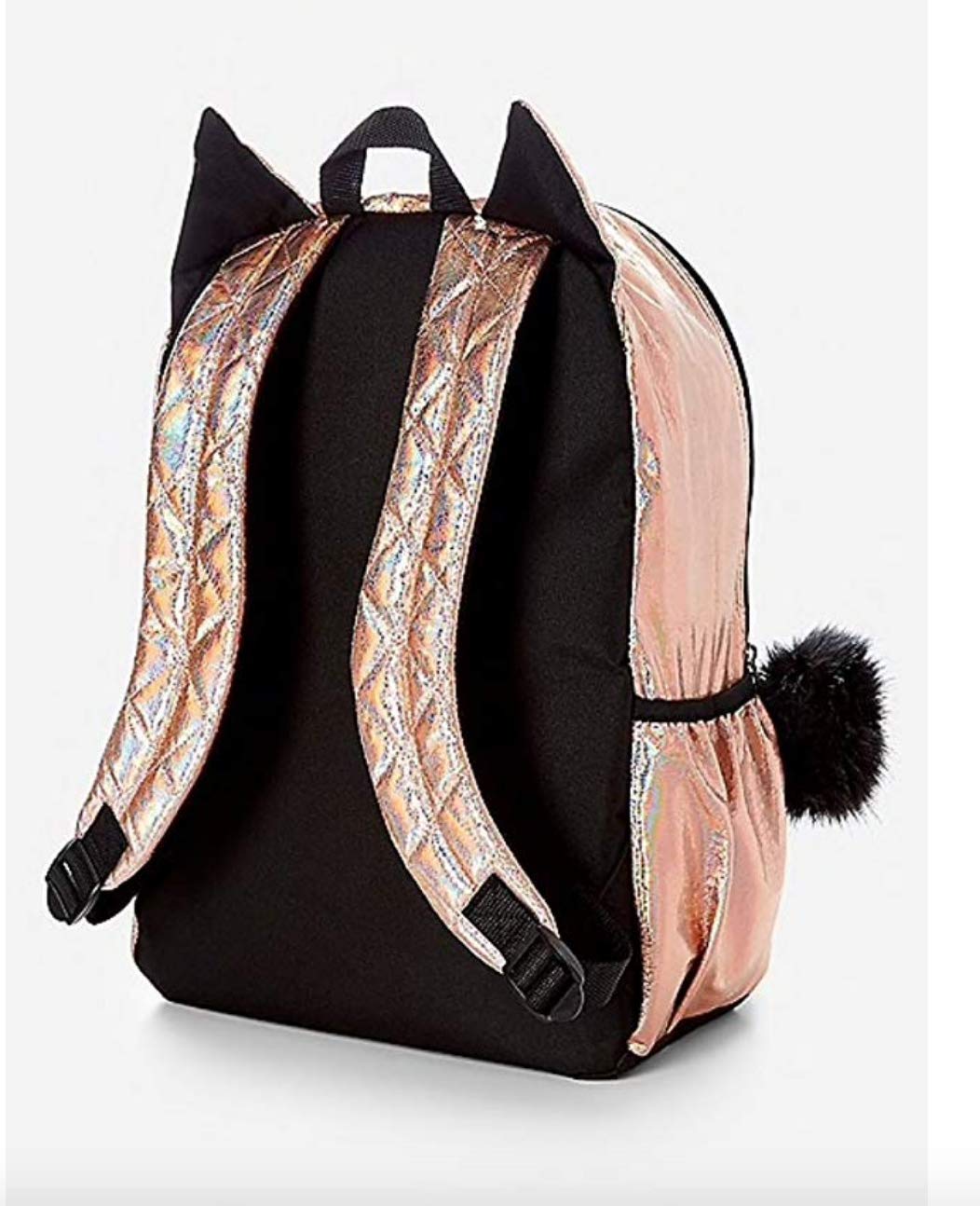 quilted cat initial backpack