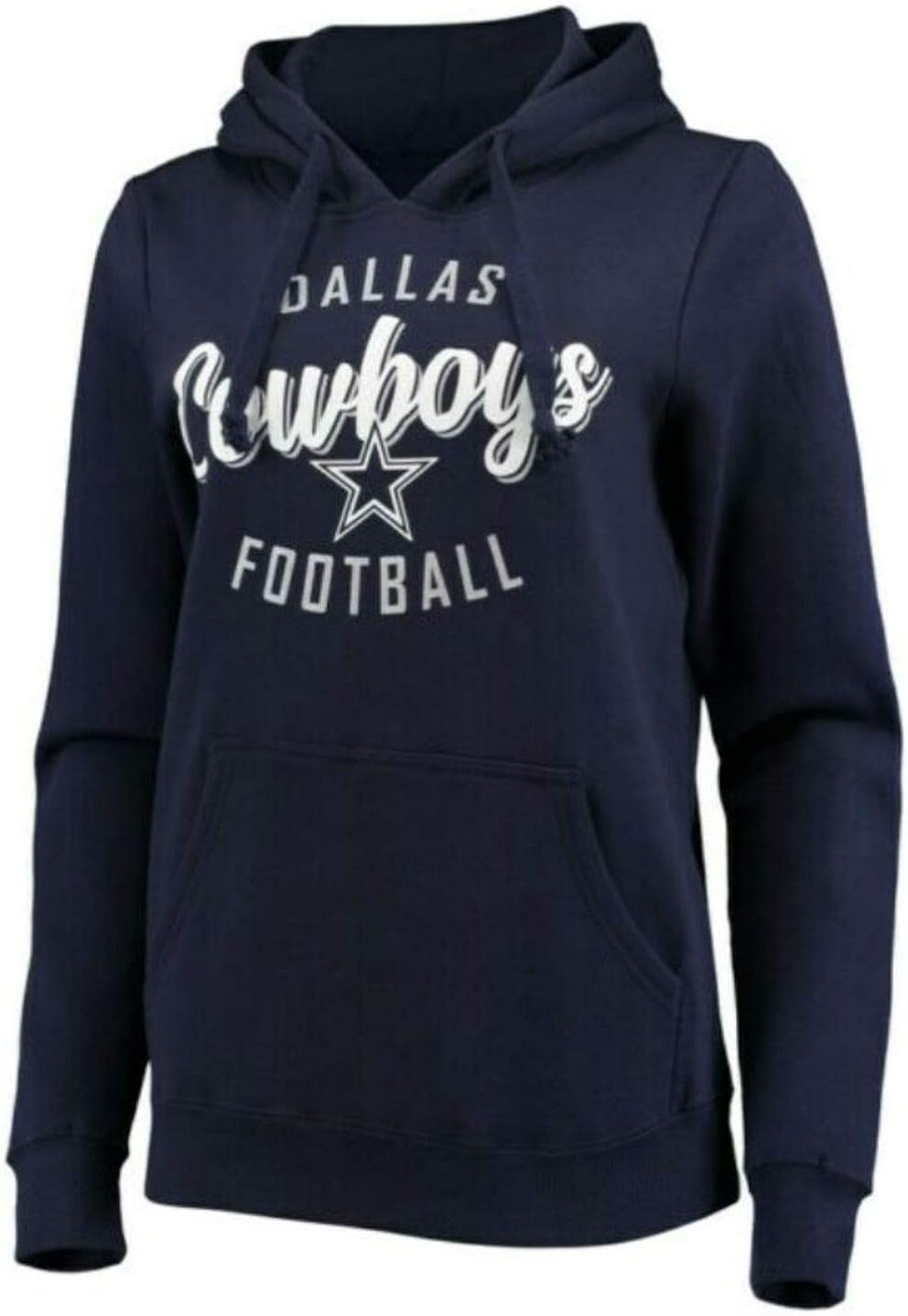 navy blue and white hoodie