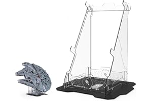 NAOCARD Display Stand for Lego Millennium Falcon 75192 Star Wars Building Block, 5mm Acrylic Display Holder, Vertical Display Bracket for Lego 75192 (Stand Only, No Model)