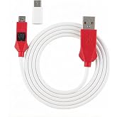 GBSCLOVER EDL Cable, Advanced 9008 Mode Deep Flash Engineering Cable, 1m Length Deep Flash Cables with Micro Turns TypeC Adapter for All BL Locks Engineering XM Phones, ABS