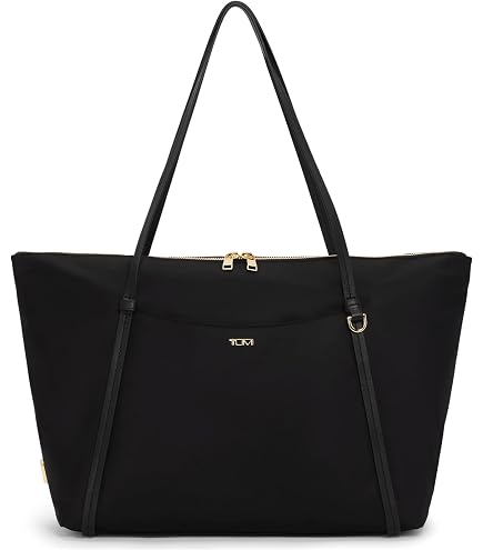 Amazon.com: Tumi Womens Valetta Large Tote, Black/Gold, One Size