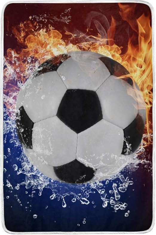DOSHINE - Manta Doble para sofá, Cama, Oficina, balón de fútbol en ...