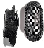 DAX Industries Universal Nylon Flashlight Holster For Belt, With Rotating Clip And Strectch Capability, Durable, Heavy Duty Pouch Flashlight Holder