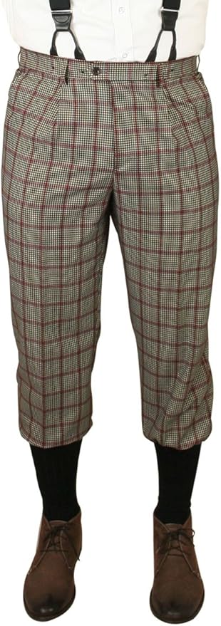 high waisted plaid pants men