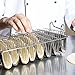 Winco TB-8, Taco Basket For 8 6-Inch Shells, Deep Fryer Taco Holder Basket, Commercial Heavy-Duty Taco Fry Basket with Grip Handle
