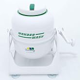 WonderWash Portable Mini Washing Machine for Apartment &amp; Tiny Spaces - Manual Hand Clothes Washer with Retro Design - Clean Laundry Anywhere with Our Countertop, Non-Electric, Small Washer - White