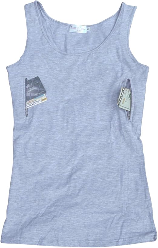 Clever Travel Companion Unisexadult Tank Top with Two