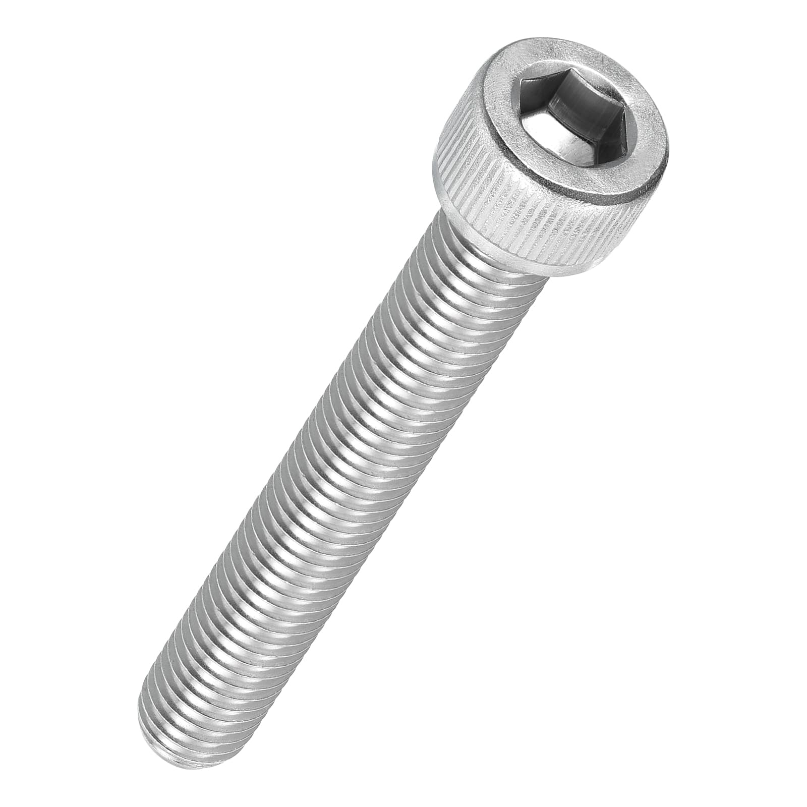 Kozelo 8pcs Socket Head Cap Screws - [M10-1.5 x 70mm] 304 Stainless Steel Allen Socket Drive for Electrical Motor 3D Printing Fan Engine Replacement Use, Silver — image 1