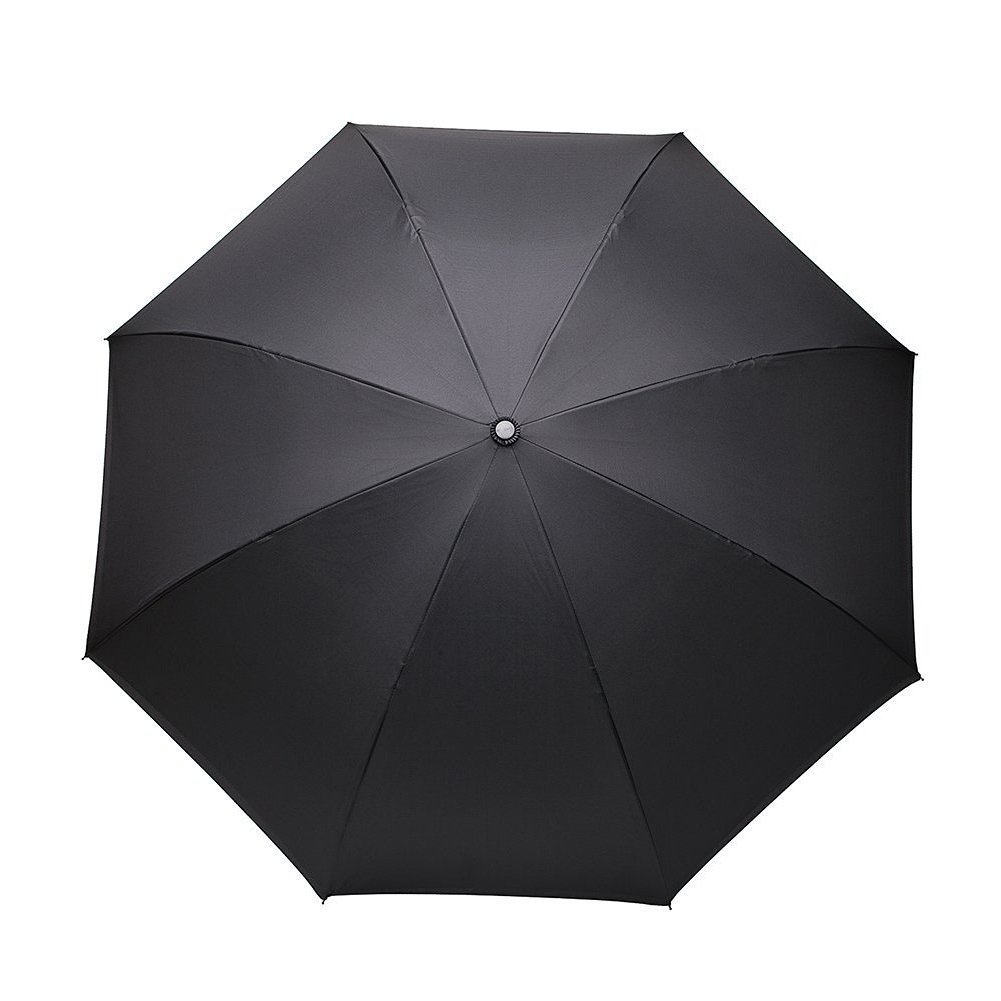 Tdogs Black Inverted Umbrella, Rain Wind Sun-proof Free-style C-Shaped Handle Folding Umbrellas with Rain Cover Car Reverse Umbrella Outdoor Use