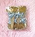 KWJOY 40 Pieces Carousel Horse Theme Gold Glitter Cupcake Toppers Horse Cake Decoration