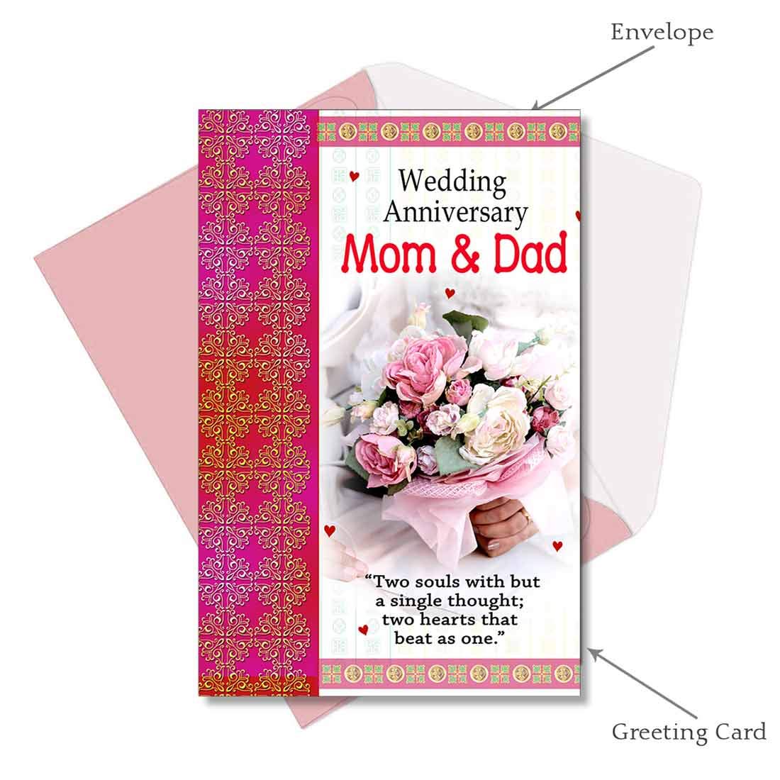 Alwaysgift Wedding Anniversary Mom Dad Greetings Card
