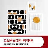 Command Poster Strips Damage Free Hanging Adhesive 12 White Removable view 3