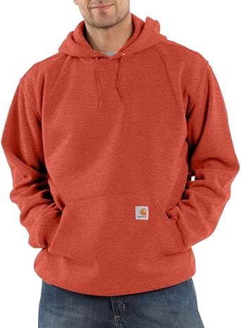 Carhartt Men's Midweight Original Fit Hooded Pullover Sweatshirt K121 at Amazon Menâs Clothing store