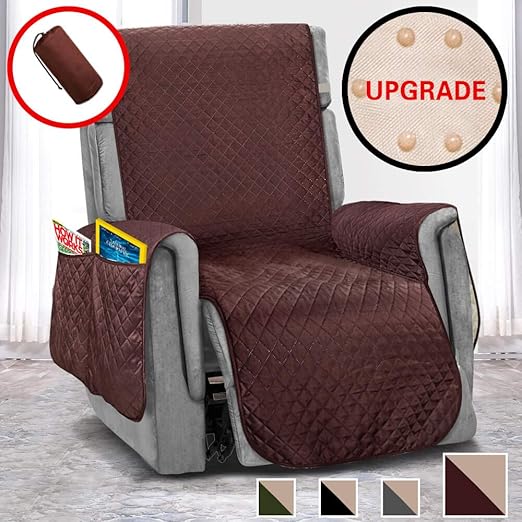 Vailge Ailge AntiSlip Chair Covers, Waterproof Chair Protector With Back NonSlip Dots,Machine