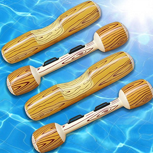 HighlifeS 2 PCS Summer Outdoor Beach Pool Inflatable Double Beat Swim Log Stick Set
