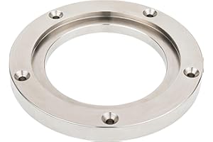 BMTURNING 5” 130mm Faceplate Ring for Woodturning Lathe Chucks, allows the workpiece to be securely clamped by the chuck's dovetail jaws,Compatible with Super NOVA 2, G3.