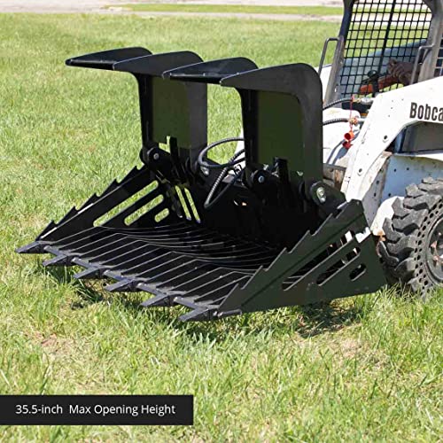 Titan Attachments 72" Skeleton Rock Grapple Rake Quick Tach Bucket Loader Pricepulse