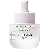 Beekman 1802 Oh! Mega Milky Facial Oil Serum – Vitamin C & Niacinamide Serum for Hydration & Barrier Support – Lightweight Face Oil, Non-Greasy, Fragrance Free, Sensitive Skin Safe, 0.5 Fl Oz
