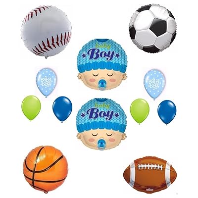 Buy Party Supplies Its A Boy Baby Shower Sports Theme Balloon Decoration Kit Online In Kuwait B0145rjxyc