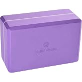 Hugger Mugger 4" Foam Yoga Block - Purple | Foam Block - 4in