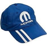 Mopar Omega White Stripes Cotton Cap for Men | Mens Hat | Trucker Hat