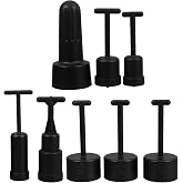 Luxshiny All-in-one Light Socket Ring Tool Kit Nonslip ABS Wrench for Lamp Shade Collar Ring Removal Universal Fit