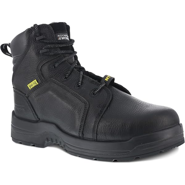 Rockport Work Men's RK6640 Ankle-High Work Boot - Brown Leather