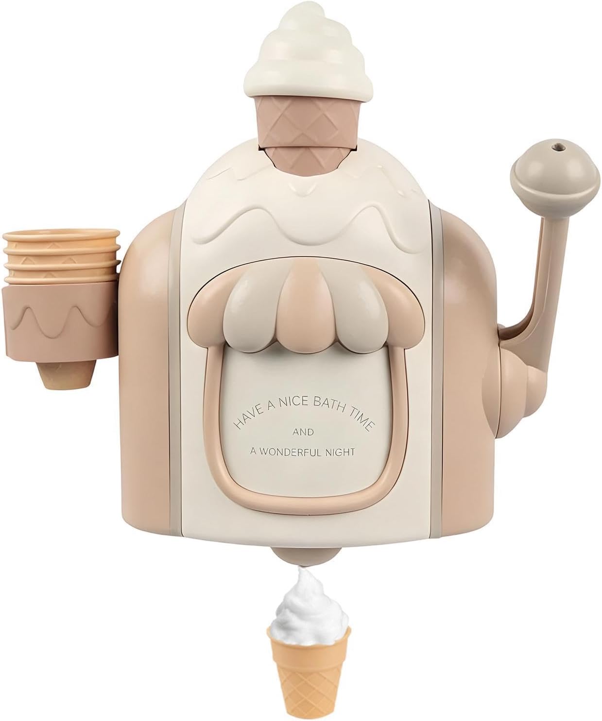 Bath Ice Cream Maker, Baths Machine for Bathtub, Sensory Creams Foam Bath Toy, for Boys Girls Preschoolers