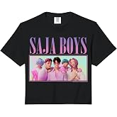 Kpop Demon Hunters Saja Boys Group Shot Comfort Colors Crop Top