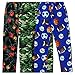 Boyz Club Pajama Bottoms for Boys - Pack of 3 - Guitar, Camo, Balls - Size 8/10