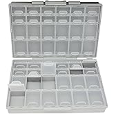 AideTek BOXALL48 48 Lids Empty Enclosure SMD SMT Organizer Size 6 inch 9 Inch Surface Mount
