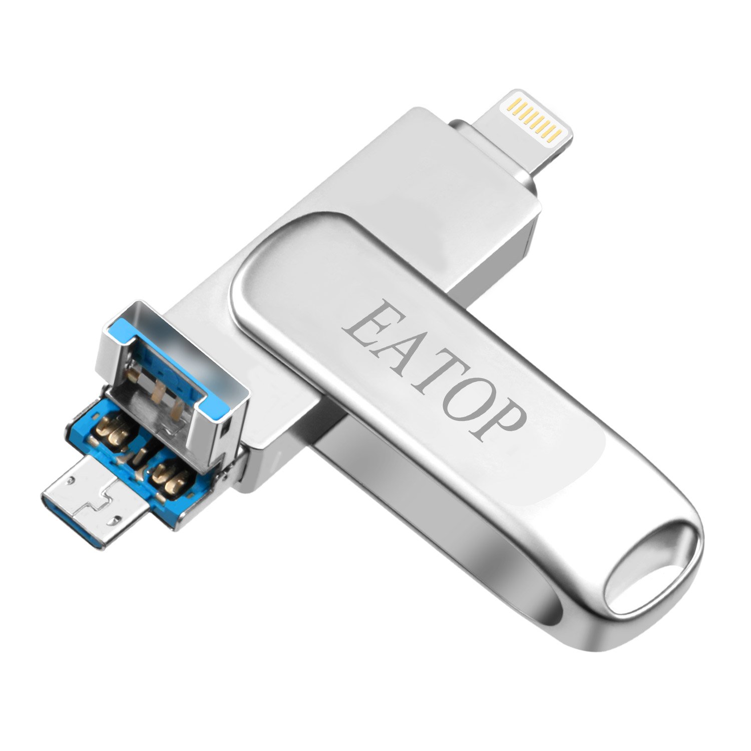 EATOP iPhone Flash Drive 32GB, iOS Flash Drive USB 3.0 Memory Stick