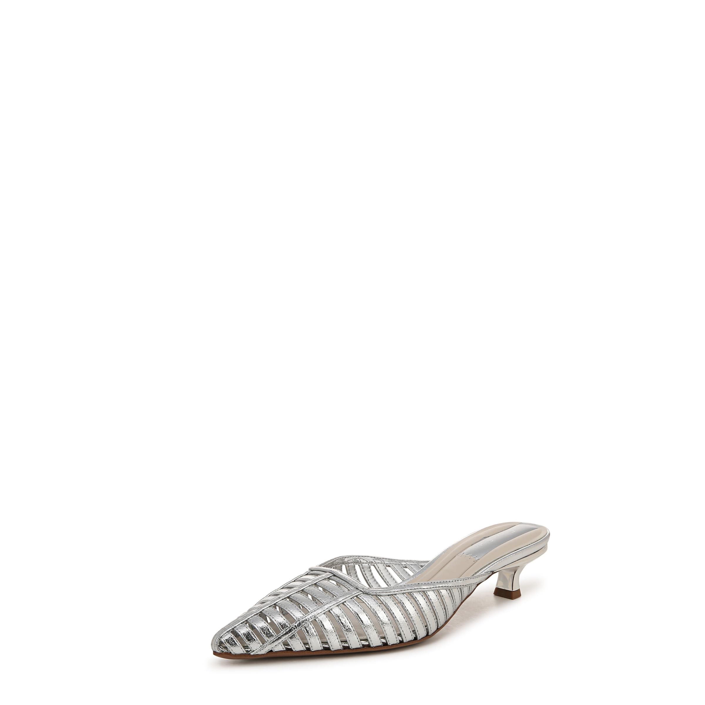 Franco Sarto Womens Marlina Mule Silver 6.5 M