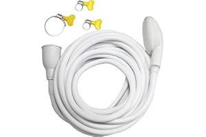 DAKEXIONG 5m/16.4ft Portable Sink Hose Faucet Sprayer Sink Spray Rubber Hose Shampoo Sprayer Handheld Faucet Shower for Pets, Bathing Baby, Washing Hair, Rinsing Vegetables