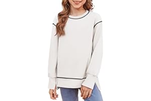 blibean Girls Long Sleeve Sweathirts Pullover Tops Size 6-15 Years