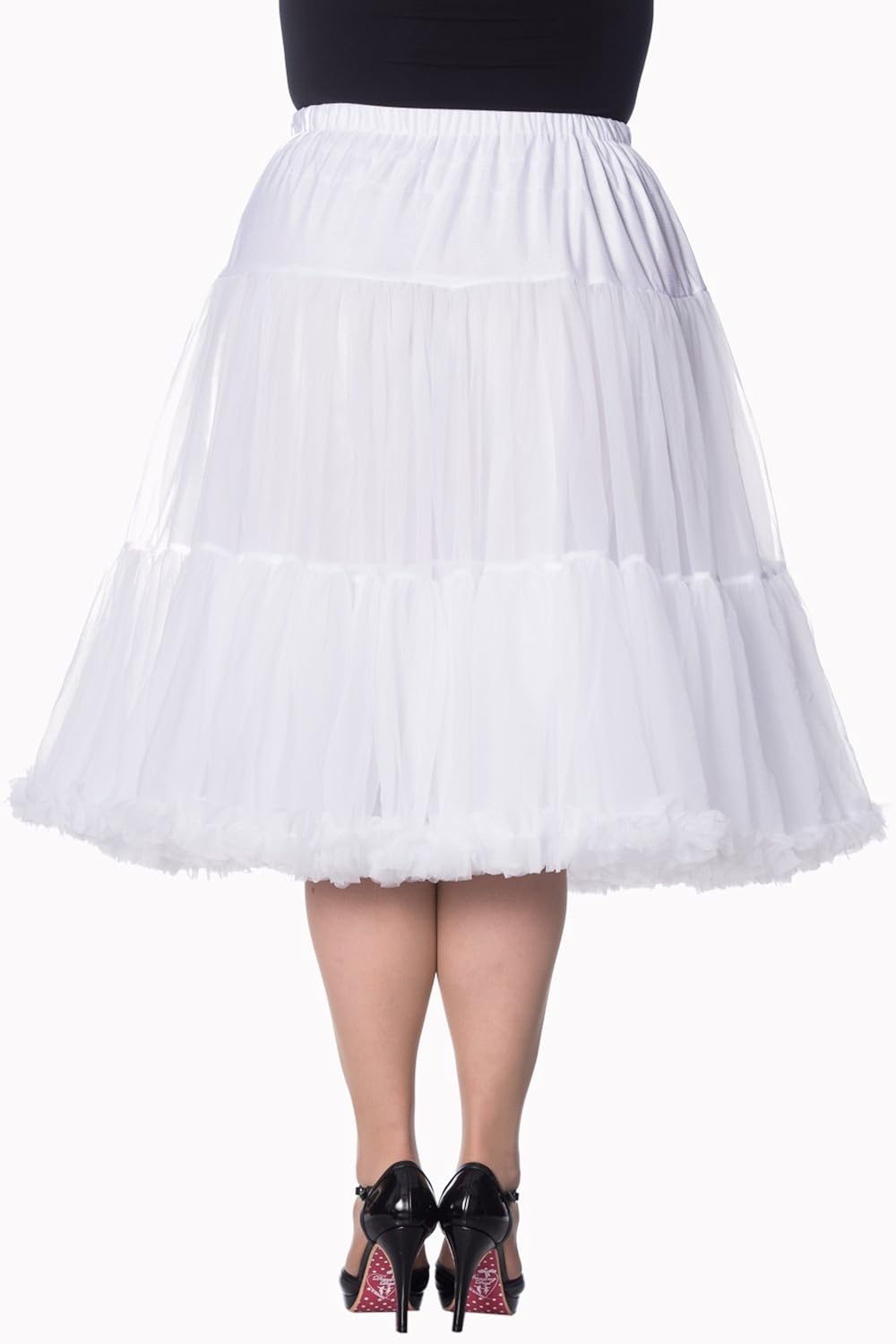 white petticoat plus size