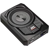 MTX TN8MS 8" Terminator Powered Under-Seat Subwoofer Enclosure – 135W RMS, Compact Bass