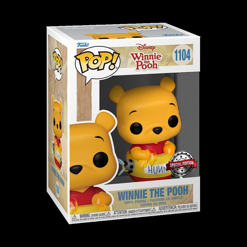 Funko 58234 Pop! Disney: Winnie the Pooh - Winnie the Pooh (In Honey Pot Special Edition) #1104